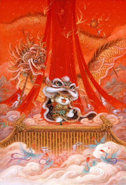 热点-虎年节日氛围