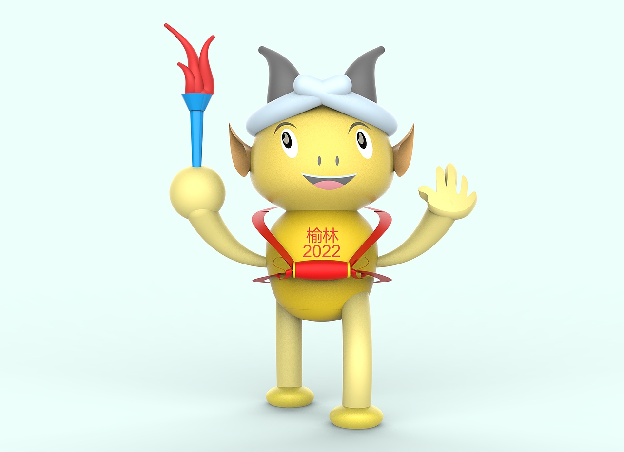 陕西省第十七届运动会吉祥物--林林|平面|ip形象