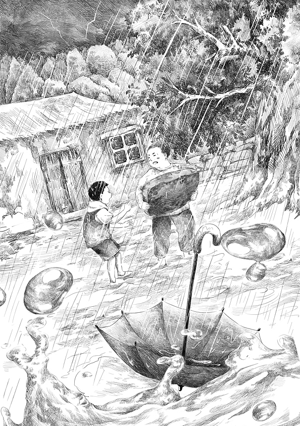 黑白插画（图ZMjQxNzg0ODQ0） - 商业插画 - 站酷设计师花间泪文化创艺原创素材 - 站酷ZCOOL