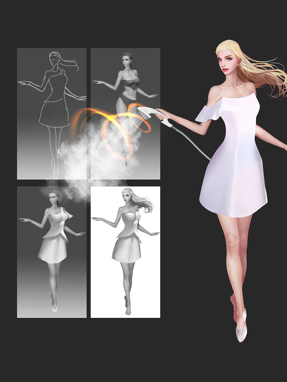 2019天猫双11电商电器小家电手绘首页（设计心路历程）（图ZMTgxMzI3NjE2） - 电商 - 站酷设计师GeorgeLao原创素材 - 站酷ZCOOL