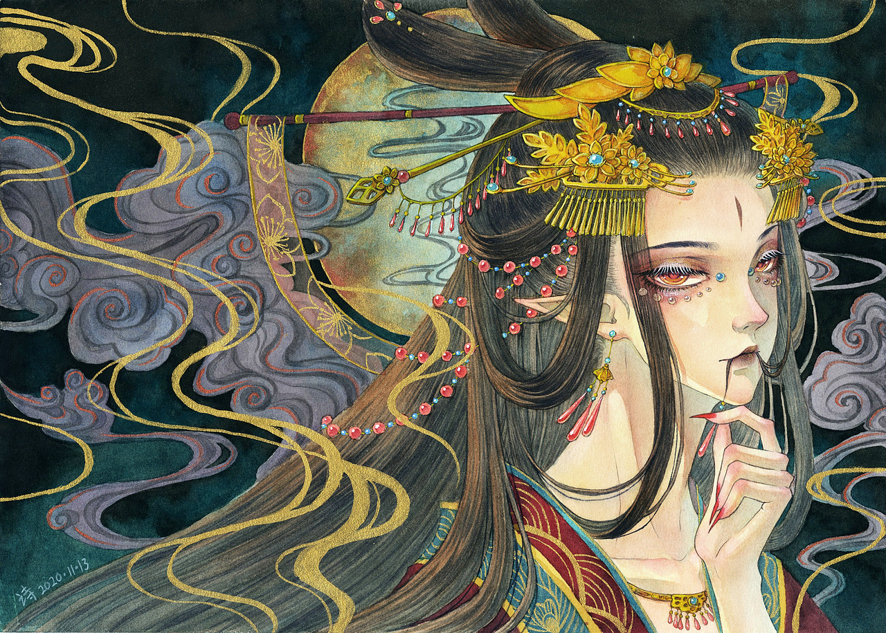 古风插画创作练习