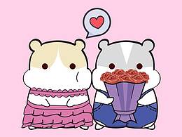 迟到的七夕小仓鼠