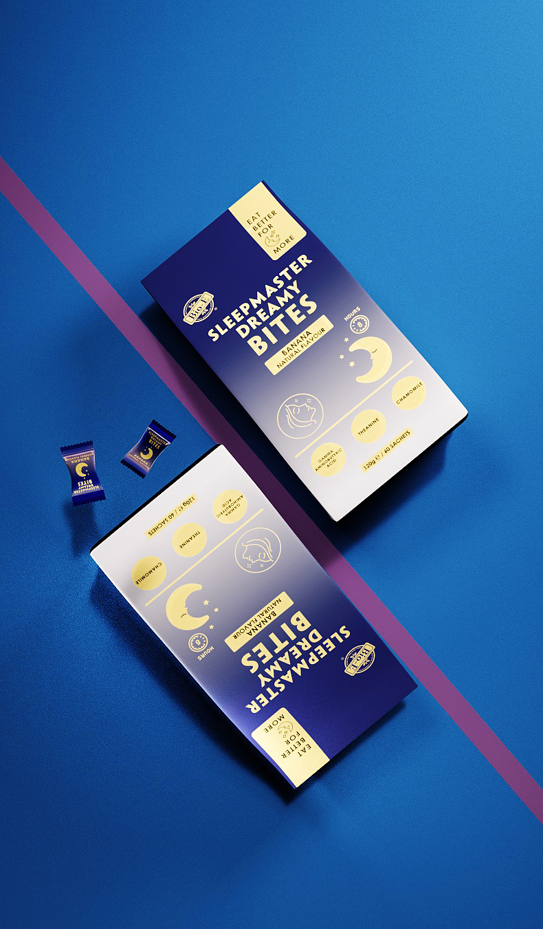 睡眠奶片包装设计