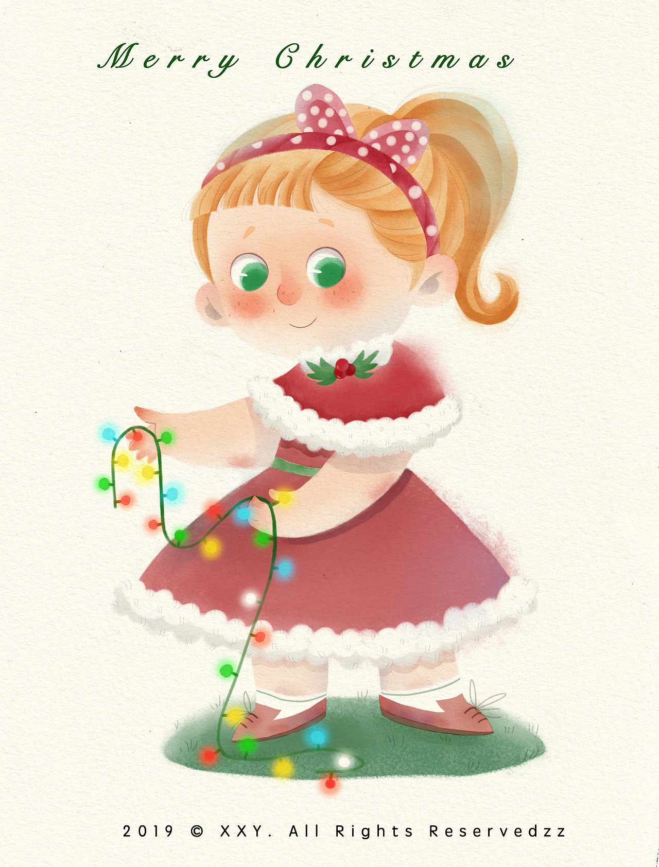 圣诞节快乐（图ZMTkwNTQ1MTA0） - 儿童插画 - 站酷设计师XXY晓晓云原创素材 - 站酷ZCOOL