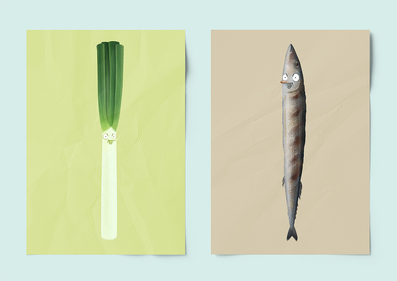 春叔食物系列插画（图ZMTk4NzQ1OTUy） - 创作习作 - 站酷设计师terryjump原创素材 - 站酷ZCOOL