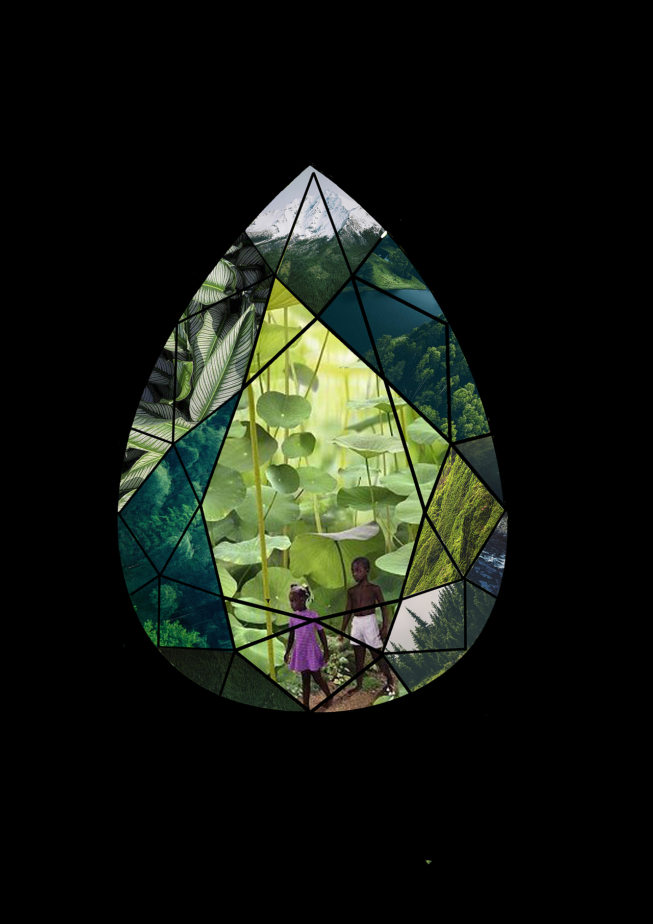 拼贴之钻石切割