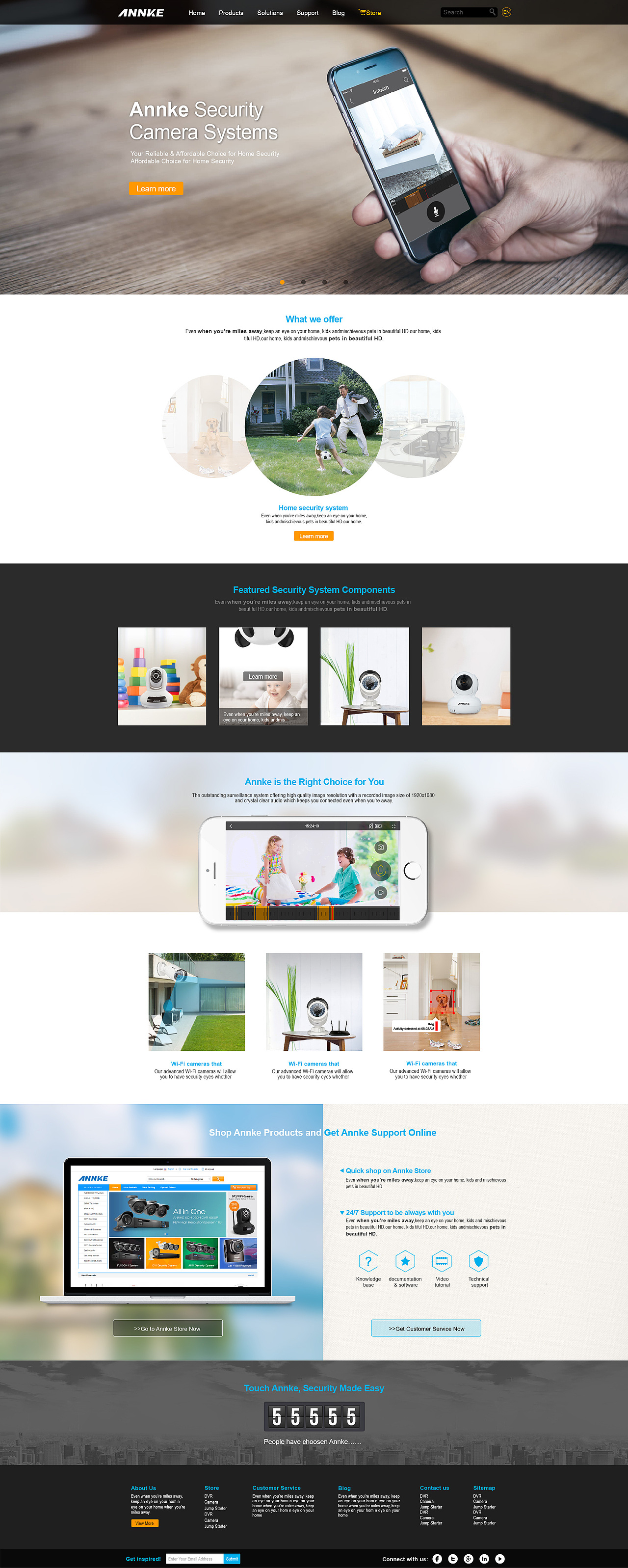 安防类官网设计 首页设计 网页设计（图ZNjIzNTAwODQ=） - 企业官网 - 站酷设计师349578964原创素材 - 站酷ZCOOL