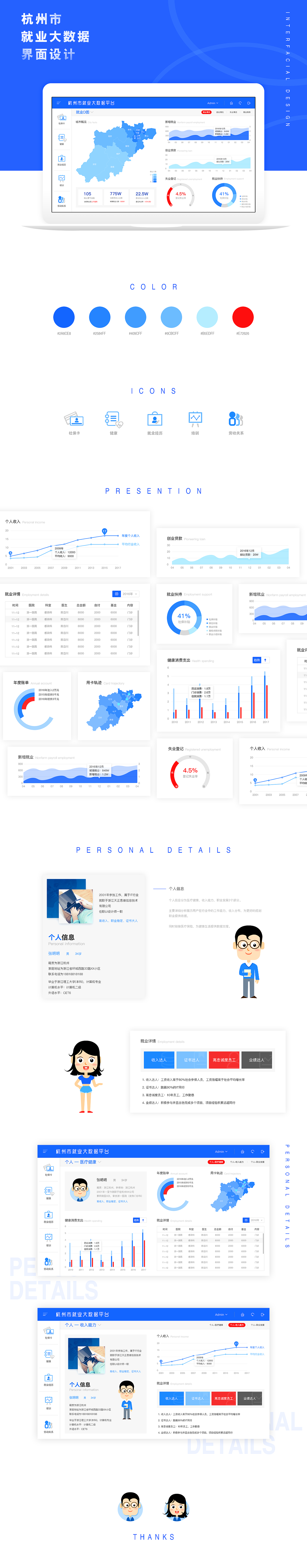 杭州市就业大数据平台（图ZNzY2MjczNDA=） - 软件界面 - 站酷设计师睡睡睡不醒麽原创素材 - 站酷ZCOOL