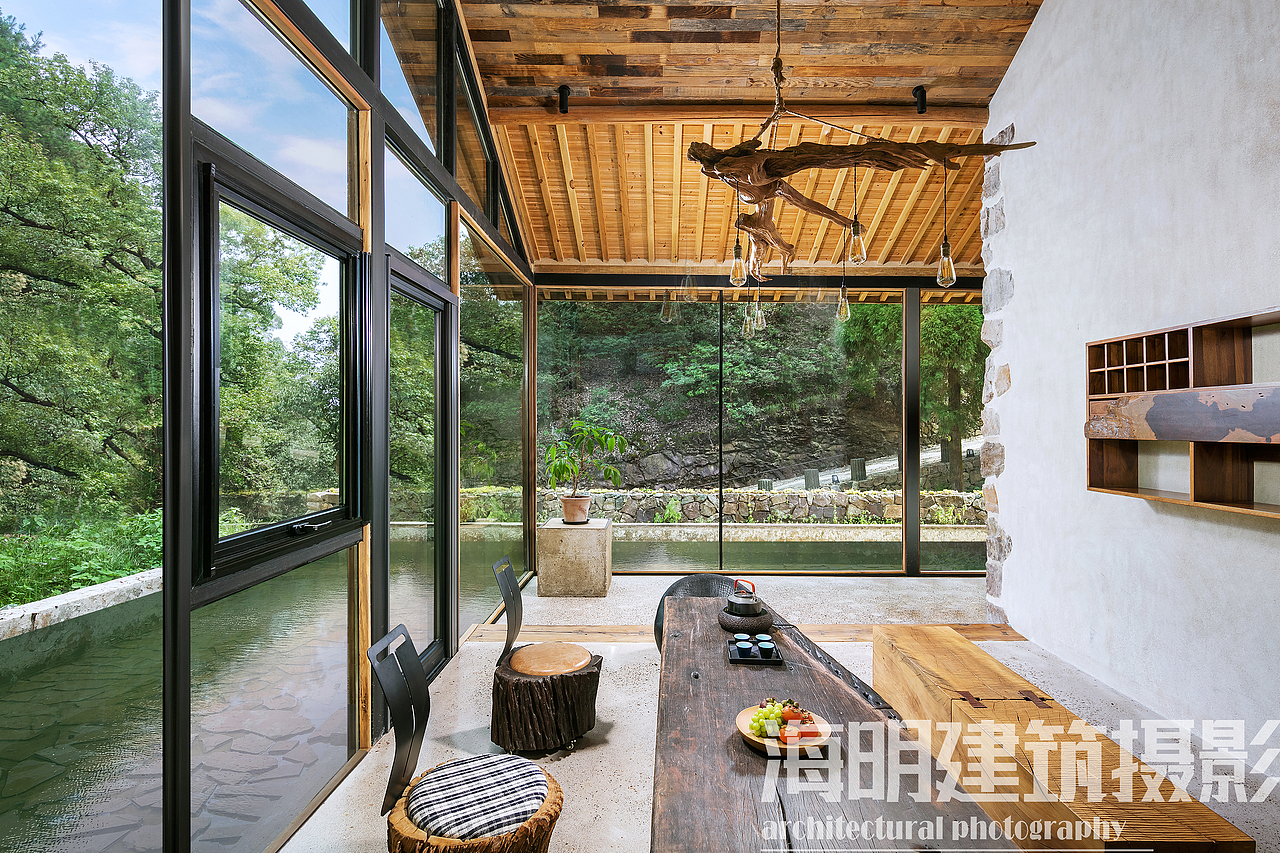 酒店建筑拍摄-浙江金华三十六院溪·诗莉莉文化遗址酒店