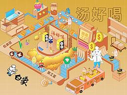 白象造星梦工厂|白象汤好喝创意海报