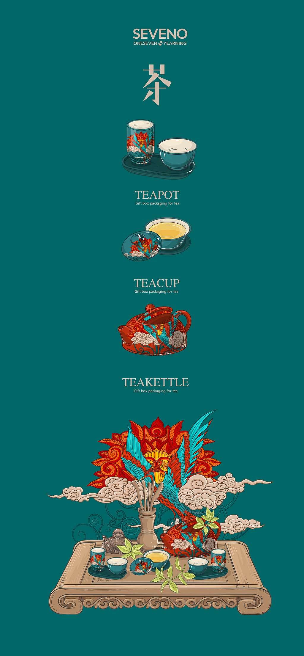 国风唐韵新年青鸟宝相花定制方案包装设计-因心设计（图ZMTk4ODc2MTIw） - 品牌 - 站酷设计师INHEART上海因心原创素材 - 站酷ZCOOL