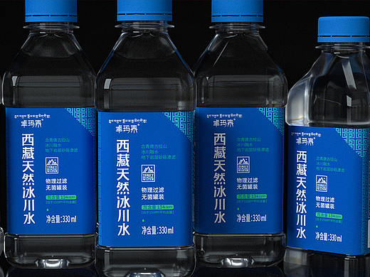 卓玛泉西藏天然冰川水-矿泉水包装设计-饮用水包装设计