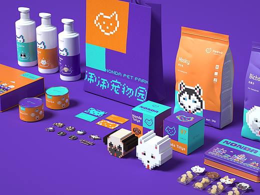 《Nonda pet park》宠物品牌设计 / 狗粮包装设计