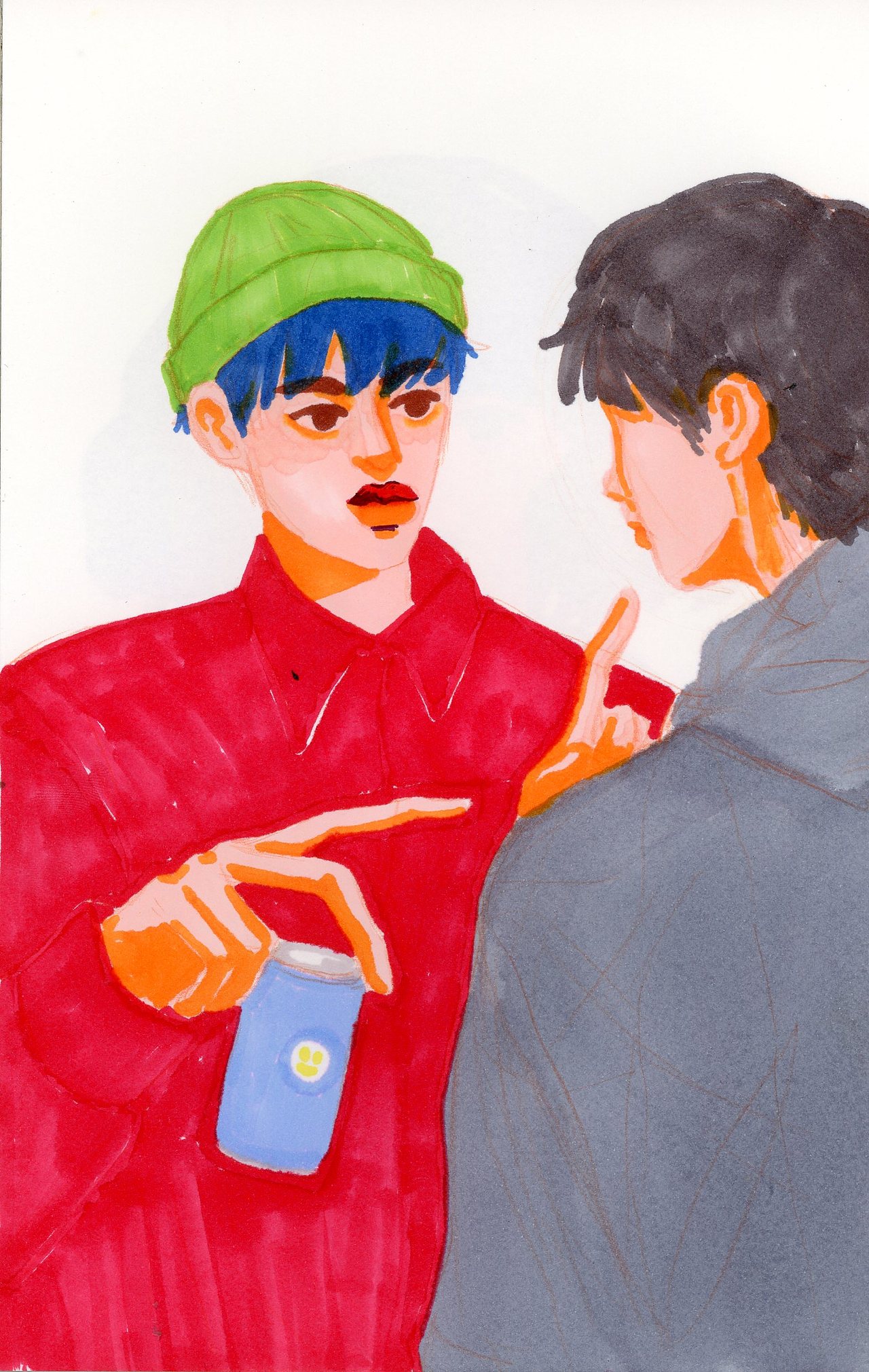 第二本 速写本（2019.9-2020.2）（图ZMjA1NjY3MjUy） - 艺术插画 - 站酷设计师巫岛叁原创素材 - 站酷ZCOOL