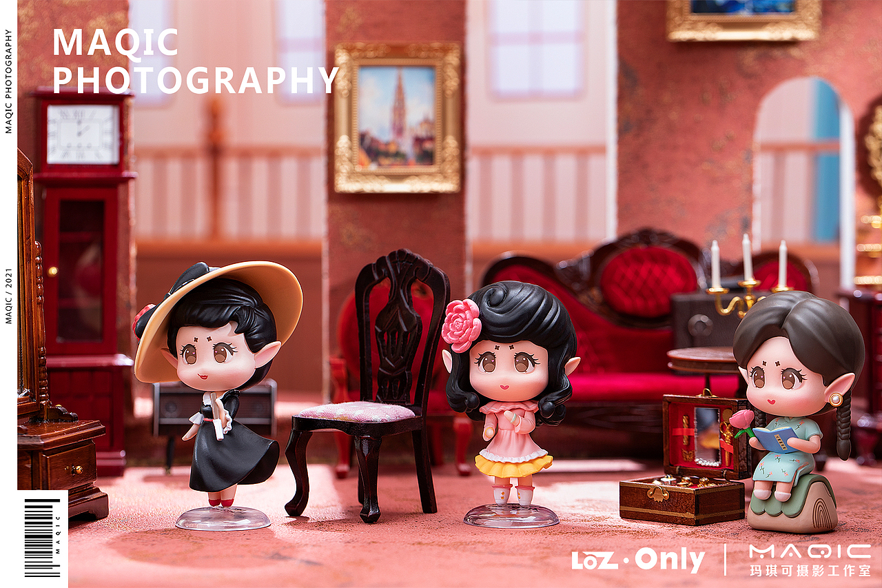 《奇迹小姐》复古女神篇系列盲盒——潮玩手办拍摄