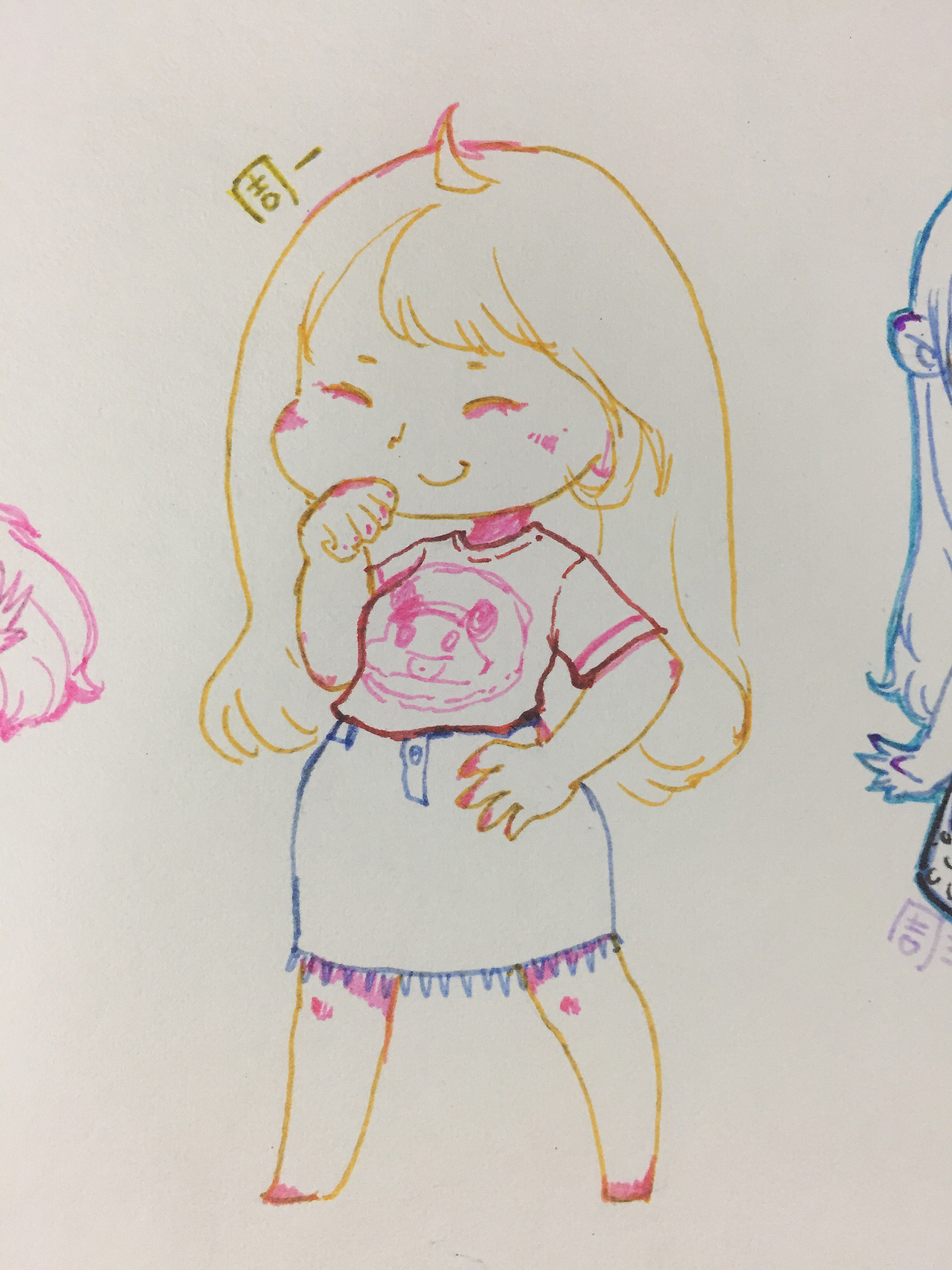 小人儿（图ZMTc5NjA2NzI4） - 新锐潮流插画 - 站酷设计师amnos218原创素材 - 站酷ZCOOL