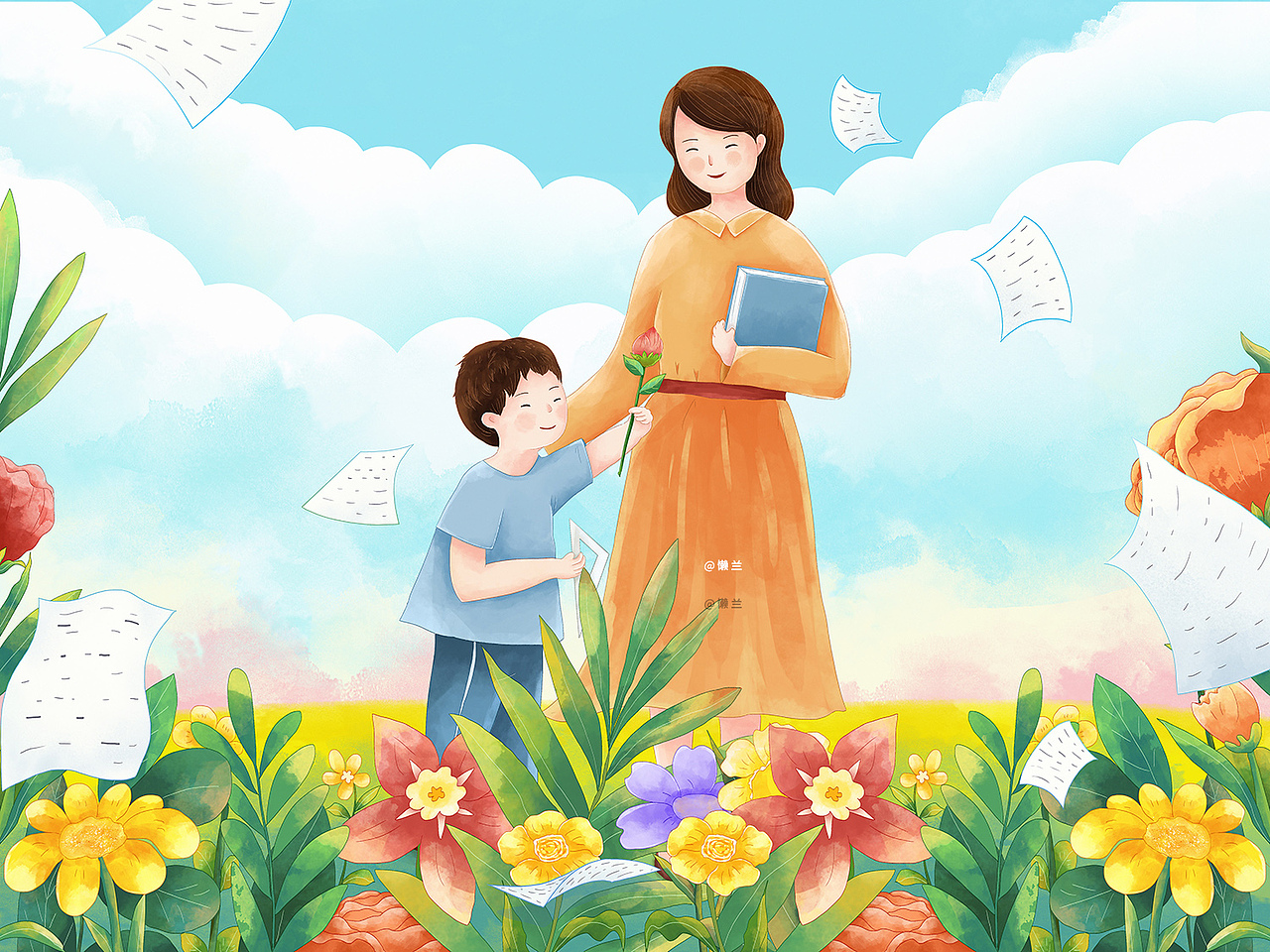 发一些今年画的传统节日（图ZMzUwMDA3MDQ0） - 商业插画 - 站酷设计师懒兰吖原创素材 - 站酷ZCOOL