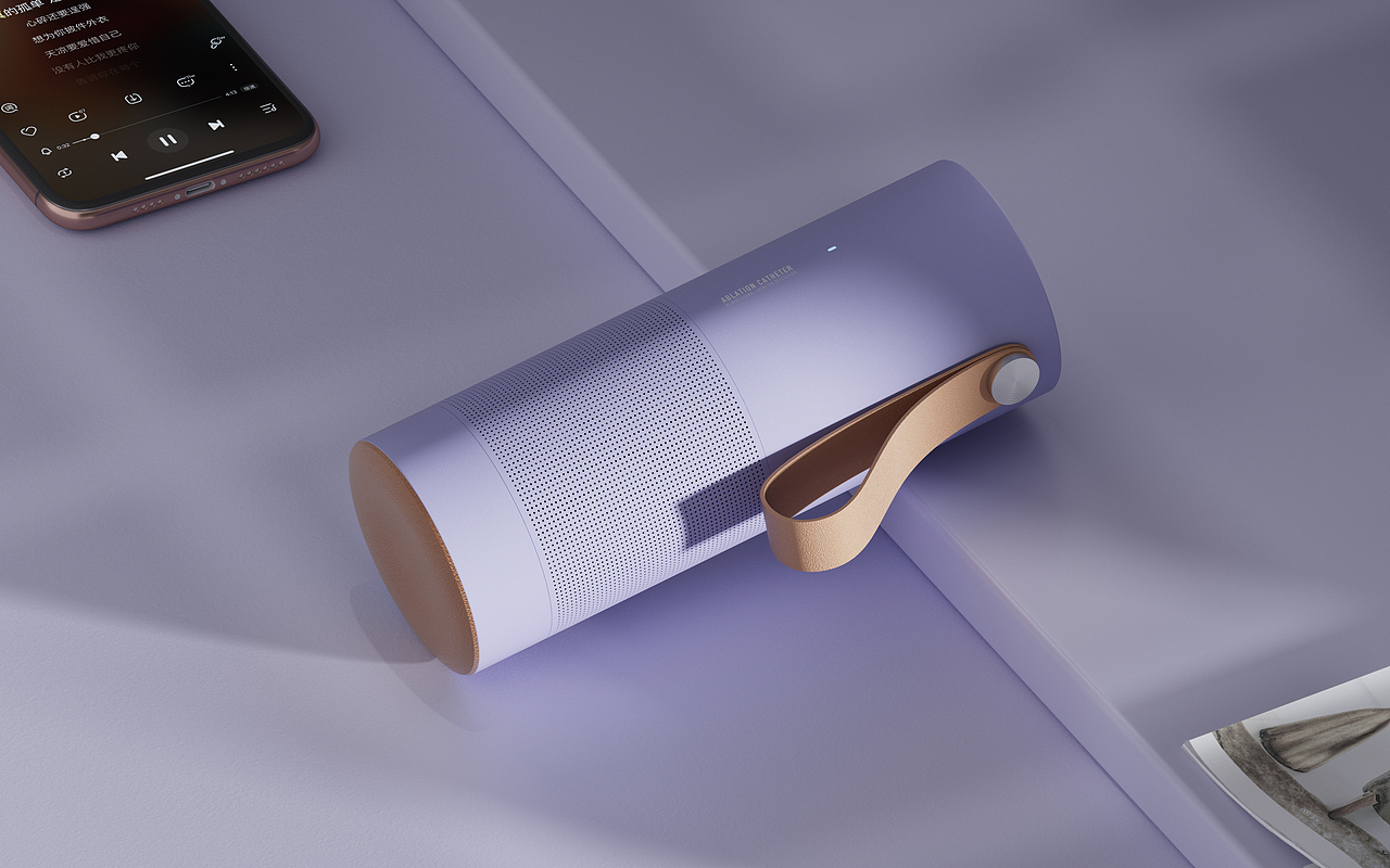 产品渲染—蓝牙音箱（图ZMzM5NjAzMDE2） - 产品 - 站酷设计师静听雨落丿原创素材 - 站酷ZCOOL