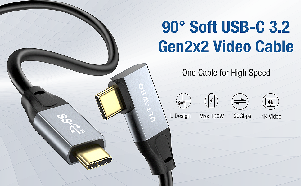 USB3.1 侧弯延长线M-F编织成片