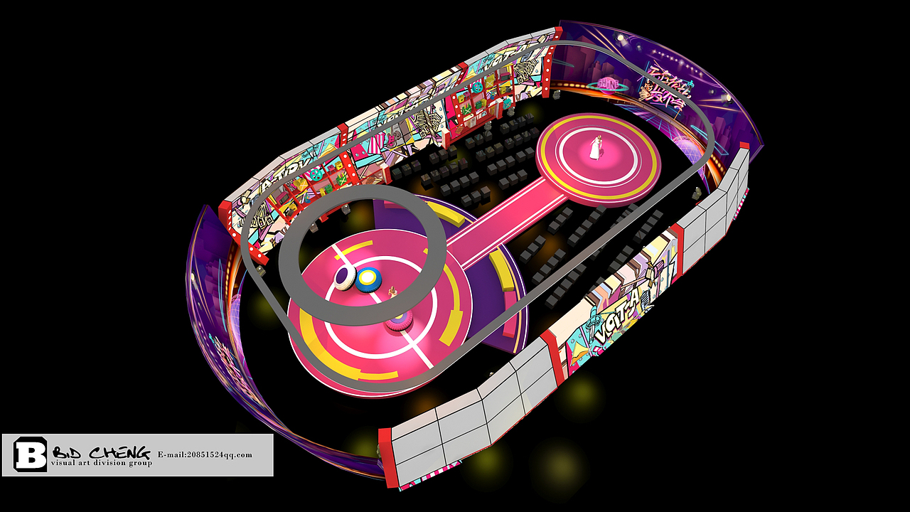 爱奇艺无与伦比的发布会舞台设计（图ZMTQzMjYyNTU2） - 舞台美术 - 站酷设计师廖亚承原创素材 - 站酷ZCOOL