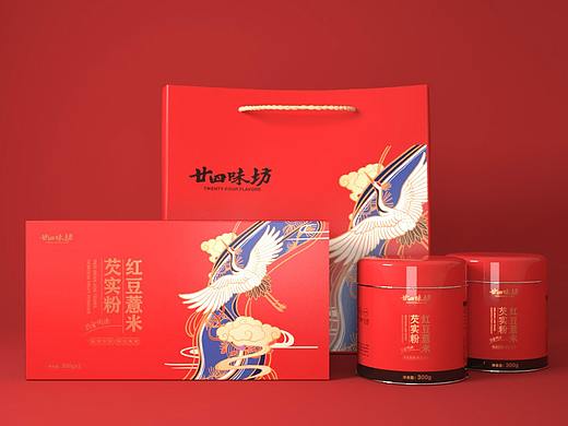 红豆薏米粉 固体饮料 包装设计 / 刘益铭 × 原创作品