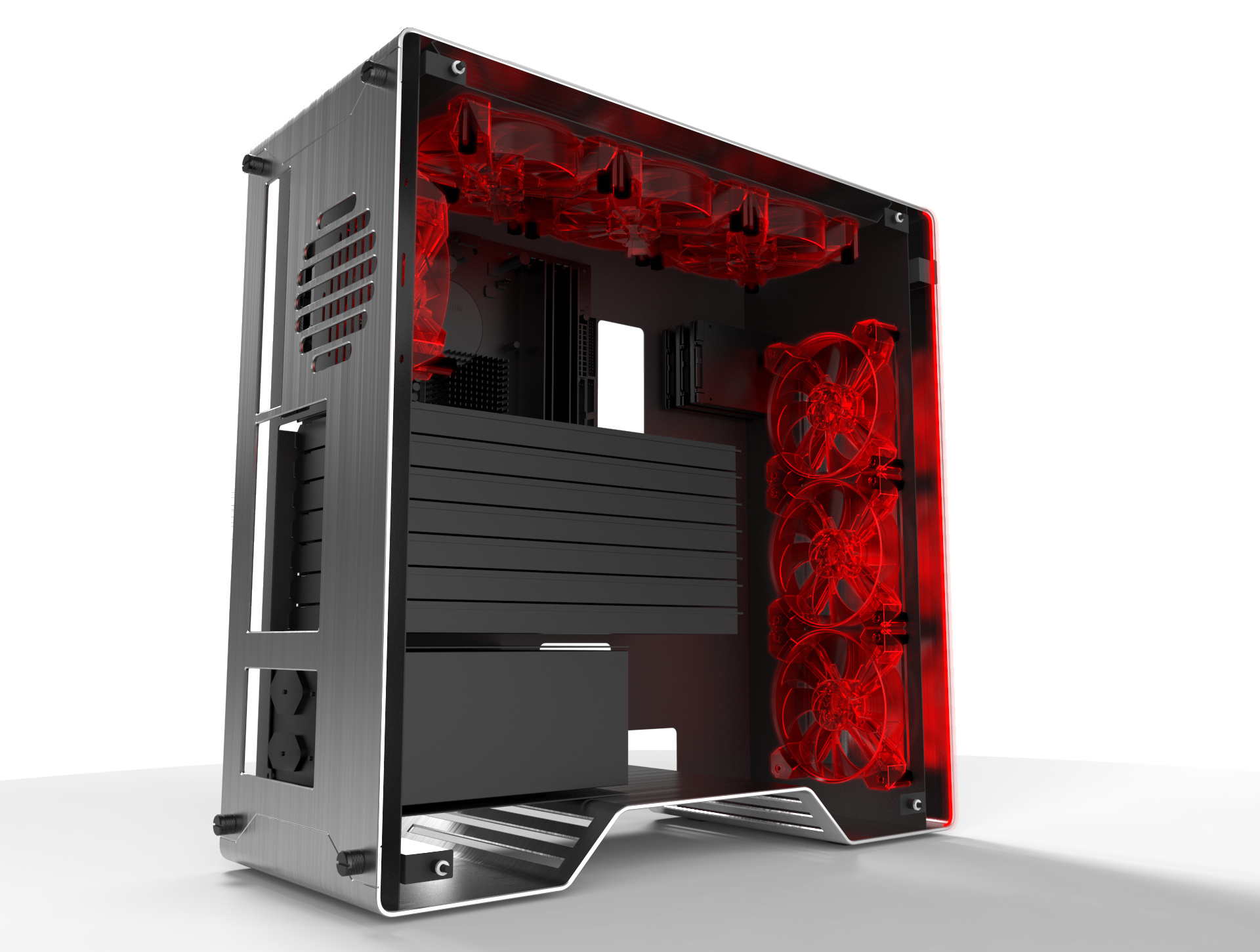 Itx小型-CR布克斯 DIY开放式机箱 个性电脑机箱 安装教程