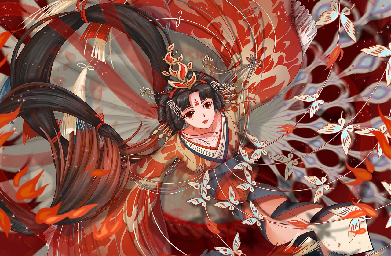    阴阳师同人插画作品