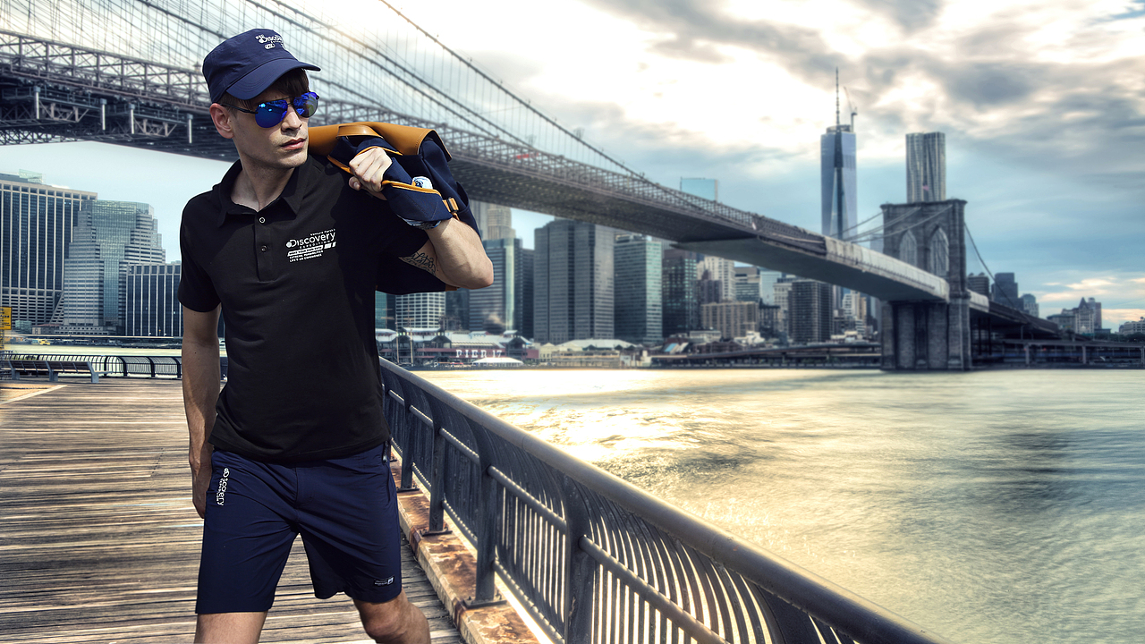 探路者discovery服装泰国模特拍摄