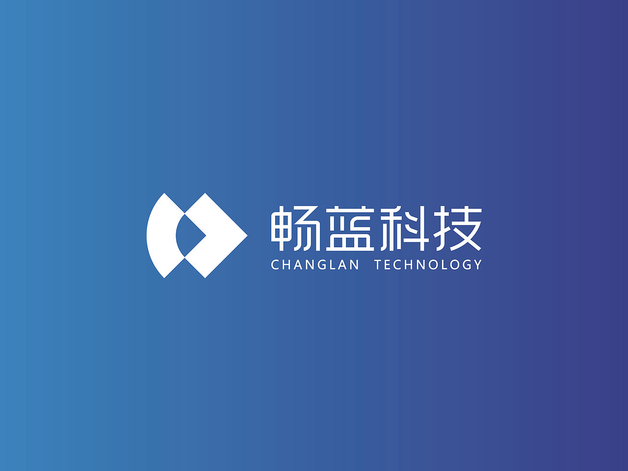 畅蓝科技LOGO设计