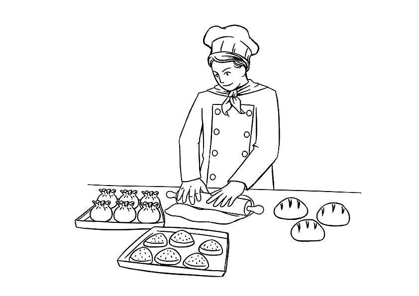 简笔漫画餐饮店插画（图ZNTc0MTg0OTY=） - 商业插画 - 站酷设计师圆蛋水彩绘原创素材 - 站酷ZCOOL