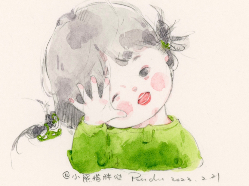 萌娃手绘