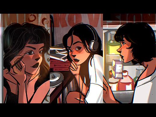 人物练习（个人主页-ZNTg5NTcwNjg=） - 创作习作 - 站酷设计师minako插画分享原创素材 - 站酷ZCOOL