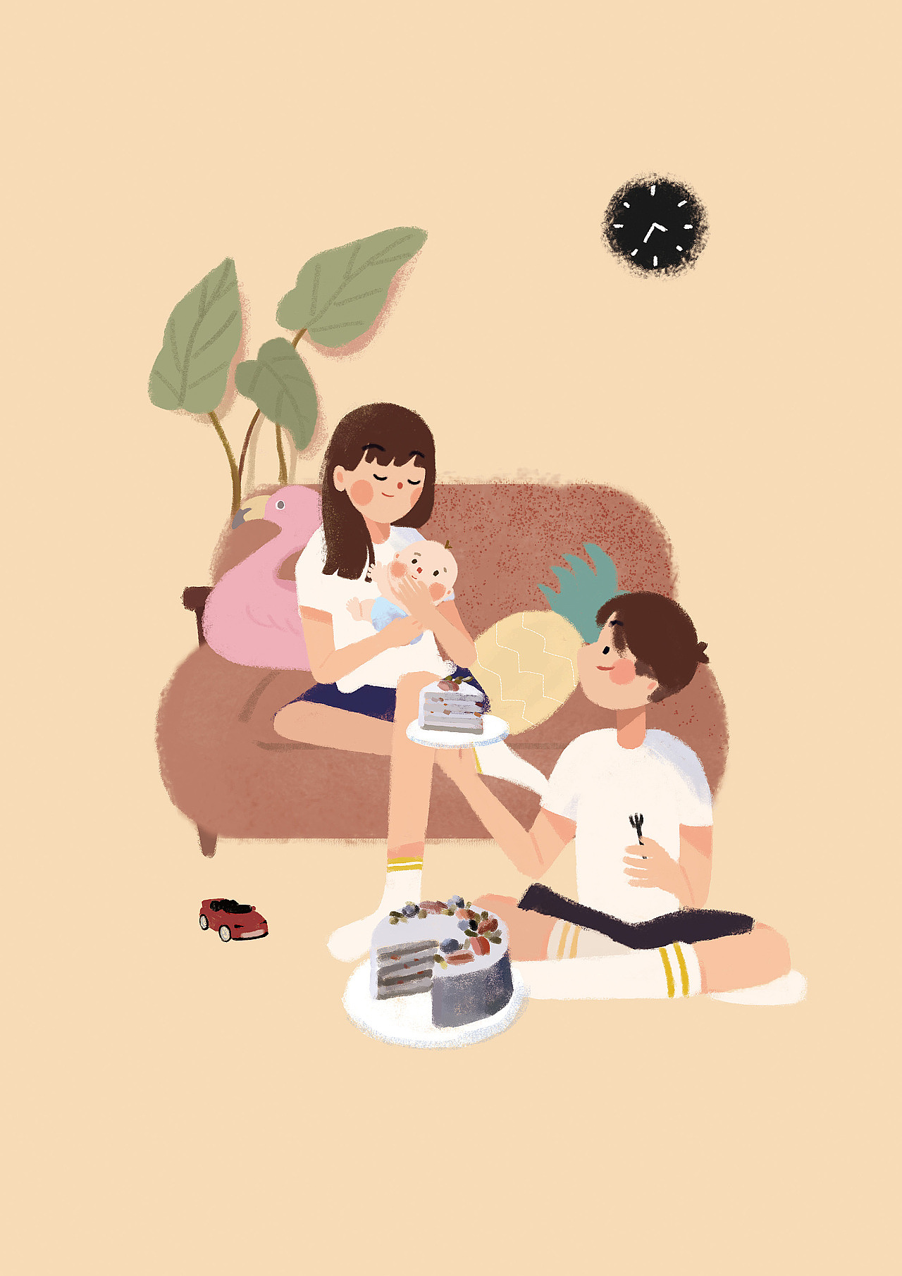 十二糖 | BRIX 12 PATISSERIE「慕斯系列 · 法式甜點」（圖ZMTI2MzI2Mzcy） - 商業(yè)插畫 - 站酷設計師nearninini原創(chuàng)素材 - 站酷ZCOOL