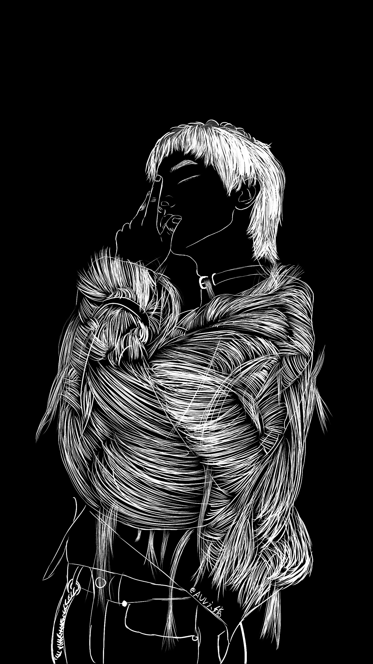 华晨宇手绘 2019湖南跨年演唱会