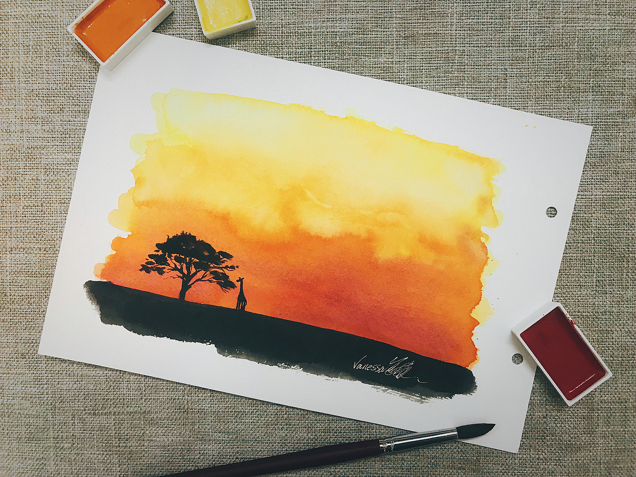 一些水彩练习小稿