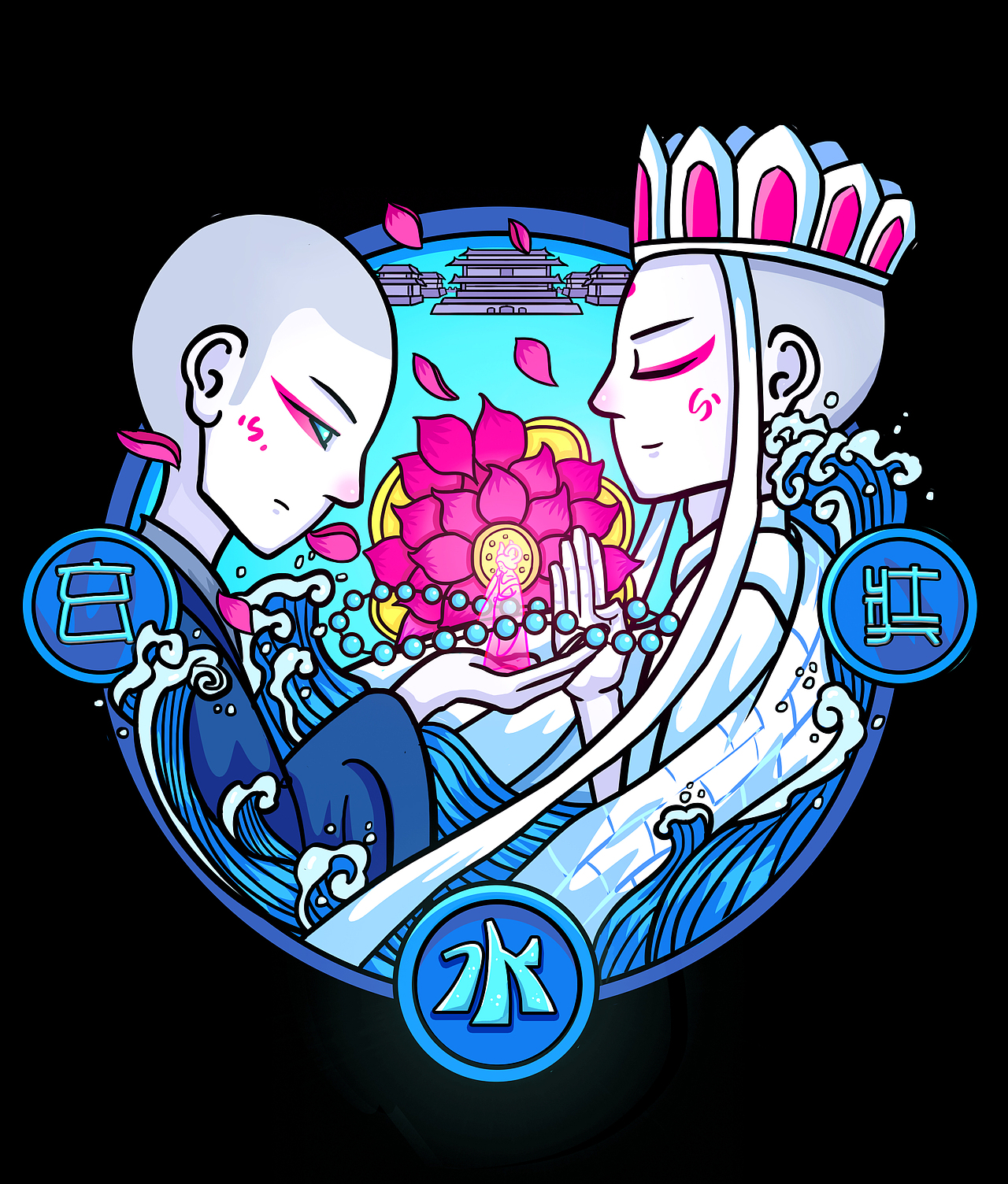 西游（图ZMTk5NTg5MDE2） - 新锐潮流插画 - 站酷设计师杨忠霖原创素材 - 站酷ZCOOL