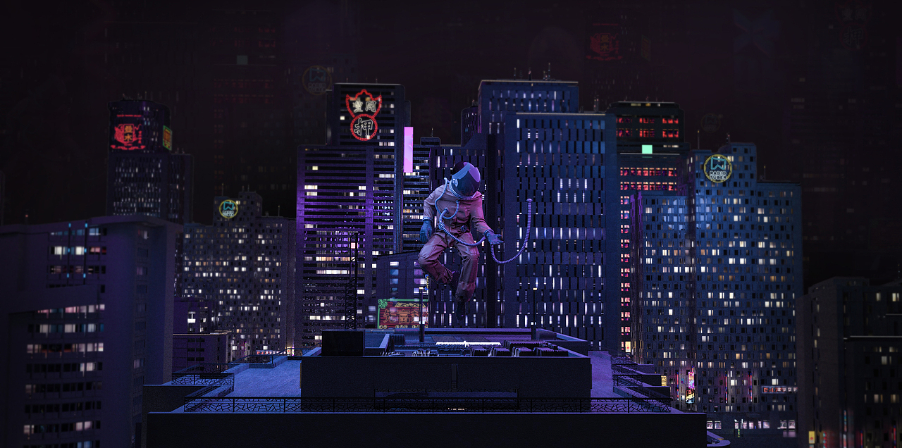 賽博朋克（圖ZMjU3NzQ5OTIw） - 場(chǎng)景 - 站酷設(shè)計(jì)師阿凸不禿原創(chuàng)素材 - 站酷ZCOOL