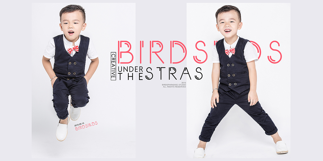 儿童创意摄影相册版面