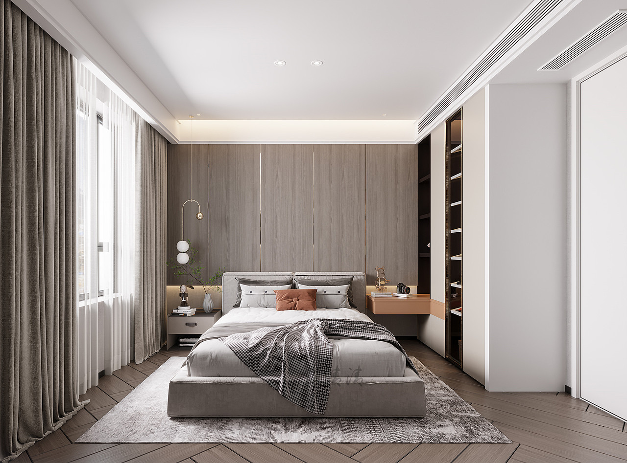 简约而有质感的现代风格住宅