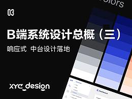 B端设计中台落地、响应式界面设计