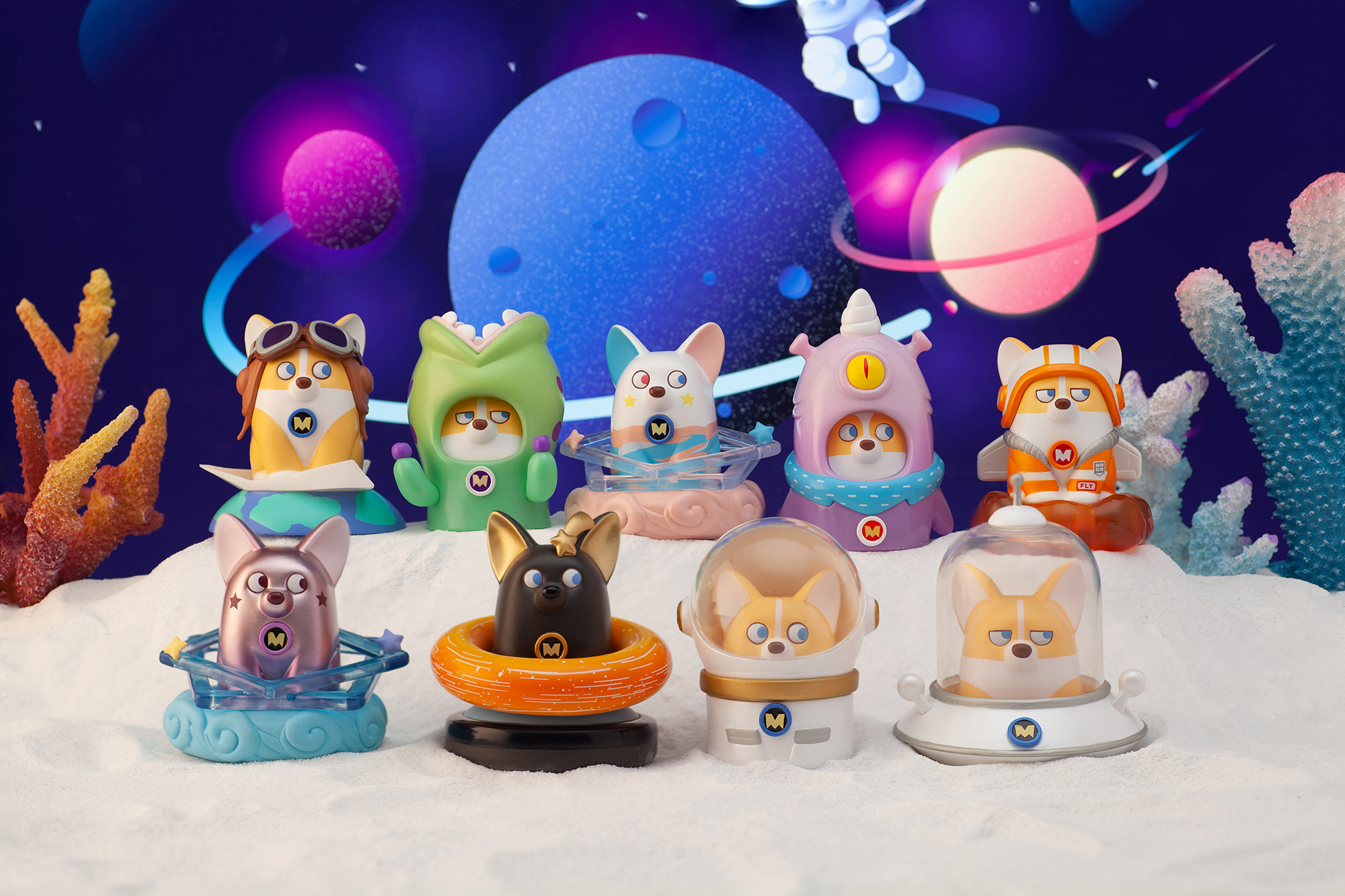 盲盒摄影【飞狗moco太空漫游盲盒】x河马先生盲盒摄影