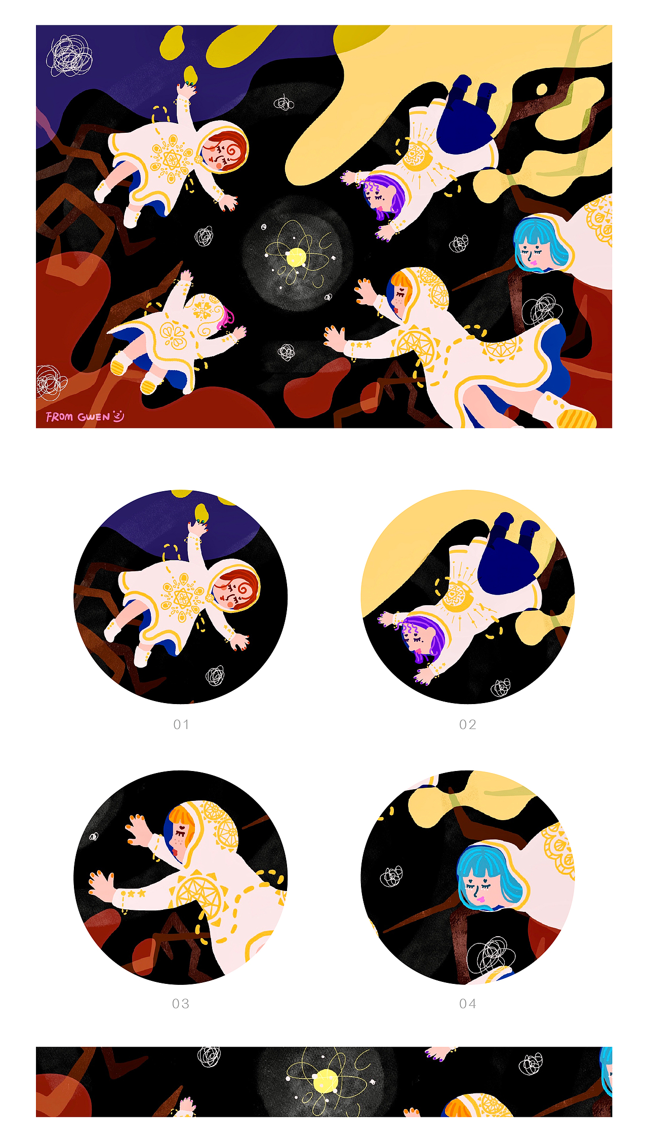 procreate练习（图ZMTk5MjU5MTUy） - 创作习作 - 站酷设计师Gwendolynm原创素材 - 站酷ZCOOL