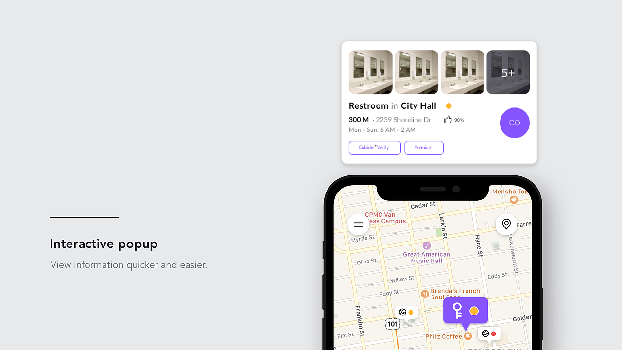Cubicle - 为使用公共厕所带来更好的体验