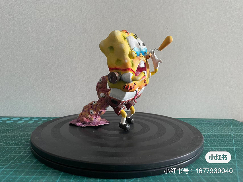 【粘土】海绵宝宝（图ZMzU0MTYyNjU2） - 手办/模玩 - 站酷设计师米开朗基骡原创素材 - 站酷ZCOOL