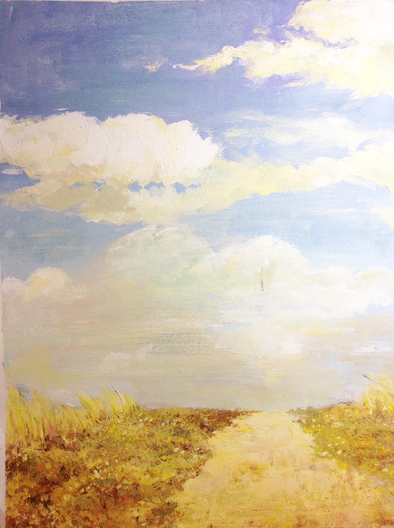 油画-平凡中的美丽