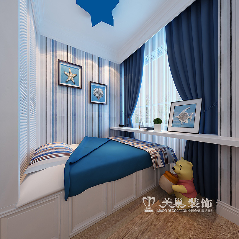 郑州东阔泰和90平两室两厅简欧风格装修效果图