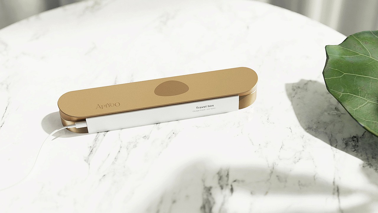 电动牙刷+充电旅行盒