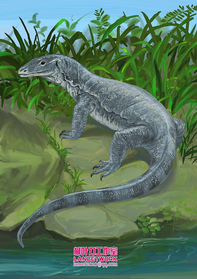 油画风格动物插画