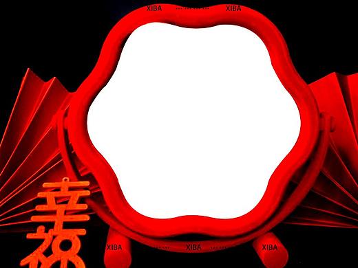 花好月圆/心花怒放/圆心丝绒镜子补拍
