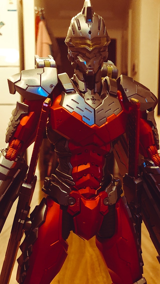 钢铁奥特曼赛文模型涂装